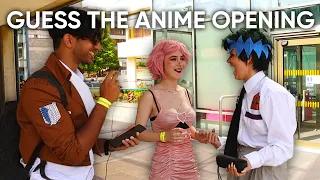 I asked strangers to Guess the Anime Opening!