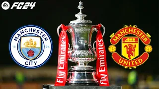 FC 24 | Manchester City vs Manchester United - Emirates FA Cup Final - Gameplay