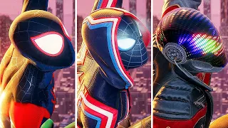 Marvel's Spider-Man: Miles Morales - Opening Scene With Every Suits