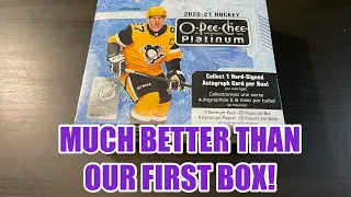 OPENING ANOTHER BOX OF 2020-21 O-PEE-CHEE PLATINUM FROM UPPER DECK!