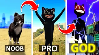 How To UPGRADE CARTOON CAT Into A GOD In GTA 5 ... (Secret Powers!) - GTA 5 Mods Funny Gameplay
