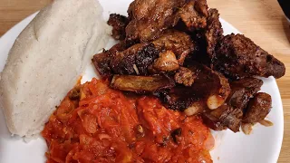 PORK RIBS RECIPE//KENYAN PORK AND UGALI//AIRFRIED PORK RIBS