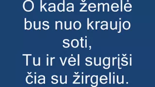 Stoviu aš parimus + žodžiai