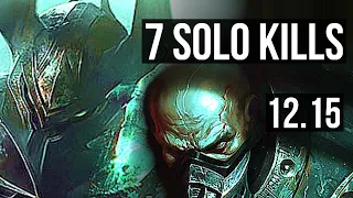 MORDEKAISER vs URGOT (TOP) | 7 solo kills, 11/2/0, 300+ games, Dominating | EUW Master | 12.15