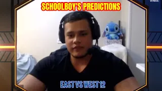 Schoolboy’s predictions on East vs West 12 supermatches