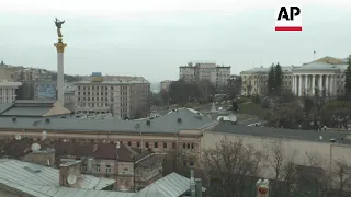 Kyiv's Maidan Square on war anniversary