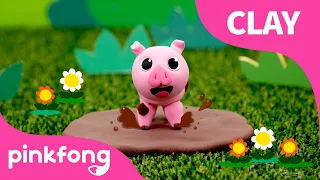 Membuat Clay Babi | Kelas Seni | Kerajinan untuk anak | Pinkfong dan Baby Shark