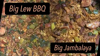 5 Gallon Jambalaya w/ Chicken Tasso & Sausage, in the Cajun Classic Jambalaya Pot #CastIronWednesday