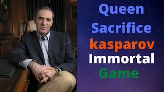 Kasparov Immortal ! Vladimir Kramnik vs Garry Kasparov Greatest Queen Sacrifice [1080p HD]