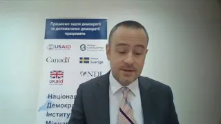 OPENING REMARKS SPECIAL FORMAT: THE ANALYSIS OF LOCAL ELECTIONS IN UKRAINE