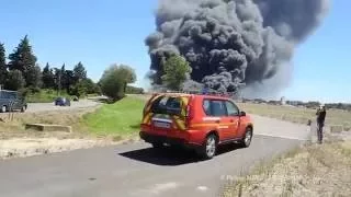 Arles - Incendie Delta Recyclage - 16/07/2016