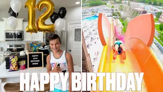 HAPPY BIRTHDAY KREW BINGHAM | GOING ON INSANE WATER SLIDES POV | EPIC WATERPARK BIRTHDAY