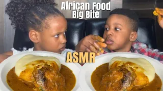 ALONE AND EATING AFRICAN FOOD • FUNNY MUKBANG 😂 #mukbang