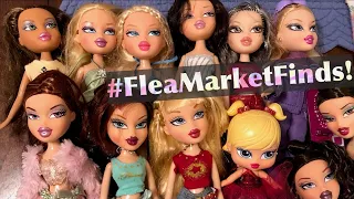 Flea Market Finds! HUGE BRATZ HAUL - Princess, Rock Angelz, Magic Hair, Head Gamez, Campfire & More!