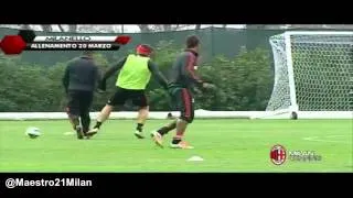 Milanello Allenamento 20-03-2013 Part 2