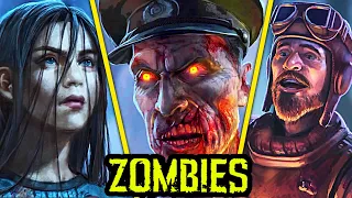 BLACK OPS 4 ZOMBIES: THE MOVIE (Aether Story) - ALL EASTER EGG CUTSCENES, INTROS AND FULL STORYLINE