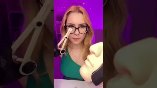 ASMR PIERCING YOUR NOSE 👃 #shorts #shortsvideo #shortsviral #shortsfeed #asmr #asmrforsleep