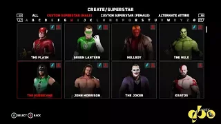 WWE 2k18- My Custom Superstars & Alternative Attire Collection | Part 1