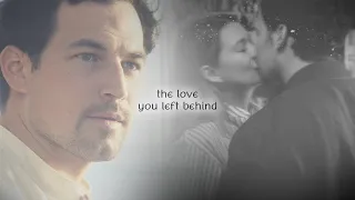 Meredith x DeLuca || the love you left behind.