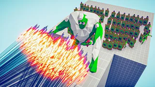 100x UNIT ATTACK THE TOWER vs 2x GOD - Totally Accurate Battle Simulator TABS