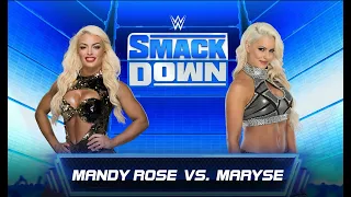 WWE 2K22 (Mandy Rose vs Maryse) Normal Match