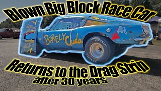 The Blown Big Barely-Cuda Returns to the Drag Strip in 30 Years @NoNameNationals '23