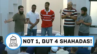 Not One, but FOUR People Convert to Islam | EPIC Shahada