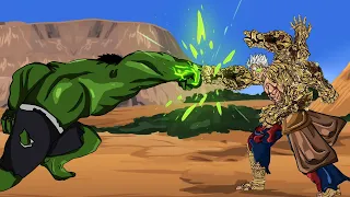 Hulk Vs Asura's Wrath. Animation. Drawing Cartoon 2.
