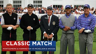 Mickelson & Woods vs Montgomerie & Harrington | Extended Highlights | 2004 Ryder Cup