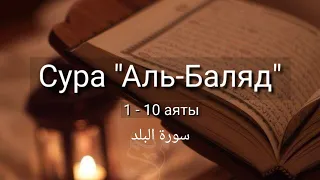 Выучите Коран наизусть | Каждый аят по 10 раз 🌼| Сура 90 "Аль-Баляд" (1-10 аяты)
