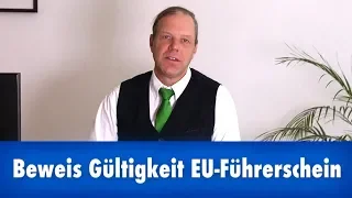 EU-Führerschein: So beweisen Sie die Gültigkeit!