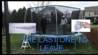 THE LAST ONE TO LEAVE THE TRAMPOLINE GETS...$1000 (IN THE SNOW)