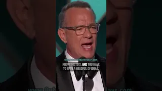 Tom Hanks Shares Greatest Lesson