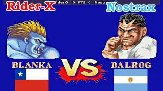 Street Fighter II': Champion Edition - Rider-X vs Nostrax FT5