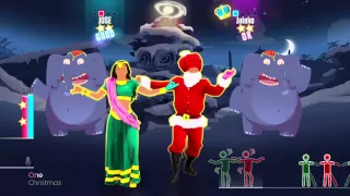 Just Dance 2015 Wii U Gameplay - Bollywood Santa: XMas Tree