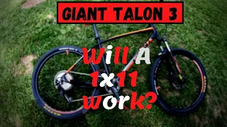 1x11 Conversion Giant Talon 3 MTB(3x8 to 1x11)