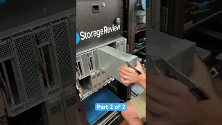 Supermicro SBE-820H2 blade chassis - four GPU blades with NVIDIA H100 GPUs. 2 of 2 unboxing.