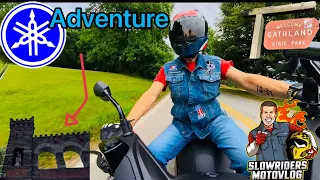 YAMAHA XMAX 300 Riding Adventure/ Ride To Gathland State Park/Motovlog With Insta360 x3/Scooters