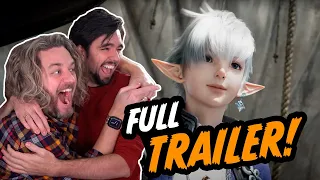 Reacting To The Full Dawntrail Trailer In Our NEW STUDIO!