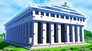 How To Build the PARTHENON in Minecraft (CREATIVE BUILDING)