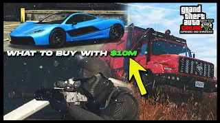 What To Buy With 10 MILLION DOLLARS - GTA Online (Ultimate Buying Guide GTA$)