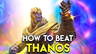 How to Beat Thanos! - Fortnite: Battle Royale (Infinity Gauntlet Gameplay)