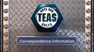 TEAS Nuts and Bolts 08: Correspondence information