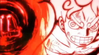 Gear 5 Luffy & Shanks Fight Together English Dub | One Piece