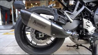 installing Akrapovic in brand new YAMAHA TRACER 9