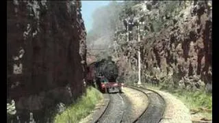 BB18 ¼ 1072 Departs Top Points, Zig Zag Railway NSW