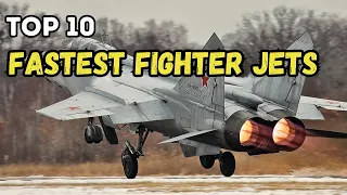 Top 10 Fastest Fighter Jets in the World | Fastest Jet Aircraft in Service