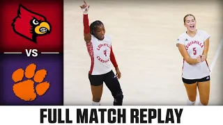 Louisville vs. Clemson Full Match Replay | 2023 ACC Volleyball