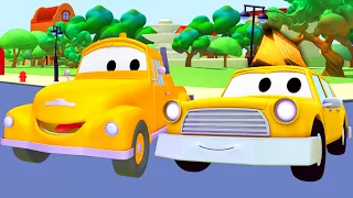 Takso - Puksiirauto Tom Autolinnas 🚗 | Traktori Multikas