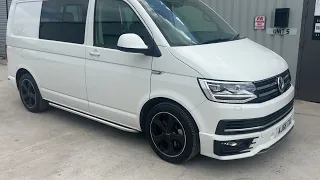 VW TRANSPORTER T6 2.0 BiTDi Sportline Kombi DSG Auto SWB EU6 ULEZ Candy White 3 YEAR WARRANTY INC